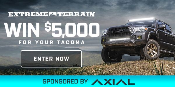 extreme terrain tacoma toyota off road banner